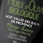 Etiquette Huile d'olive Apellation d'Origine Protégée (AOP)