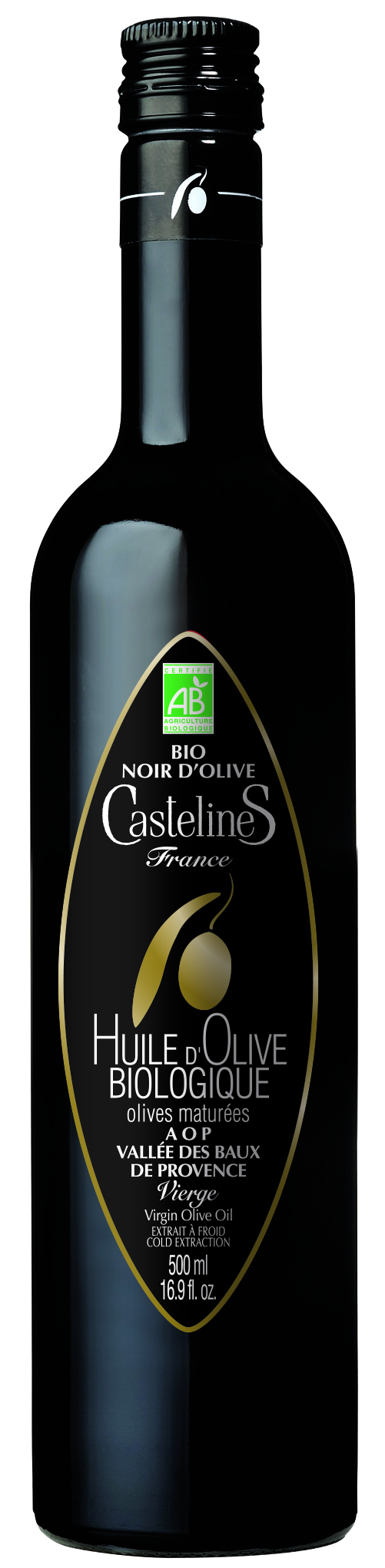 Huile d'olive vierge Bio Noir d'Olive Castelas AOP 🇫🇷