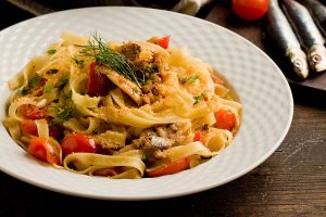 photo recette Fettuccine aux sardines