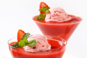 photo recette Soupe de Fraises & Menthe