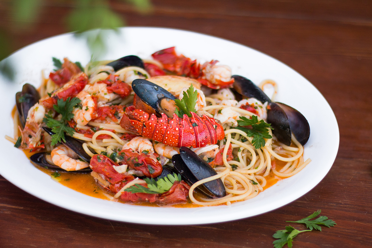photo recette Spaghetti aux fruits