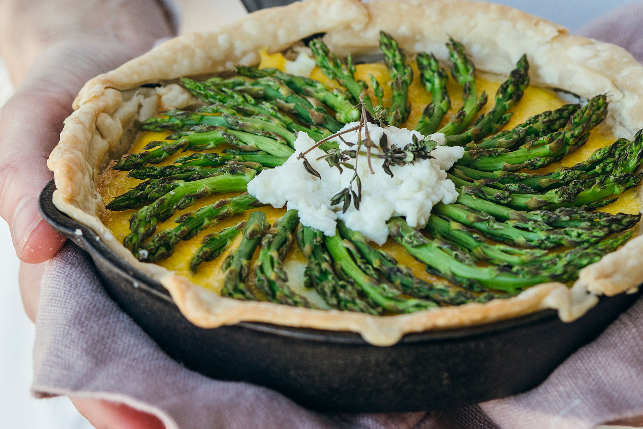 asparagus tart recipe photo