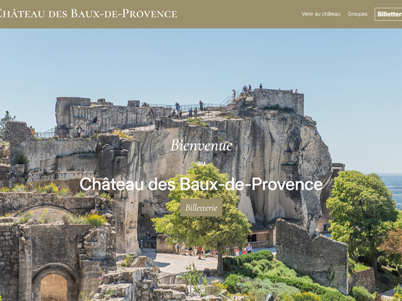 Le site de la mairie des Baux de Provence